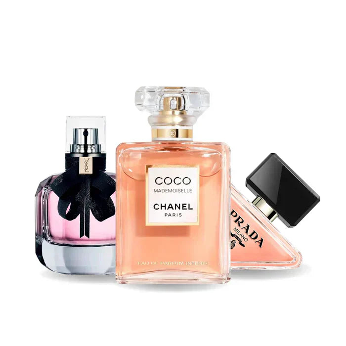 COMBINAISON DE 3 PARFUMS: PRADA PARADOXE, COCO MADEMOISELLE UND MON PARIS 100ML