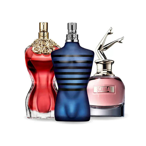 COMBINAISON DE 3 PARFUMS: LA BELLE, ULTRA MALE UND GAULTIER SCANDAL 100ML