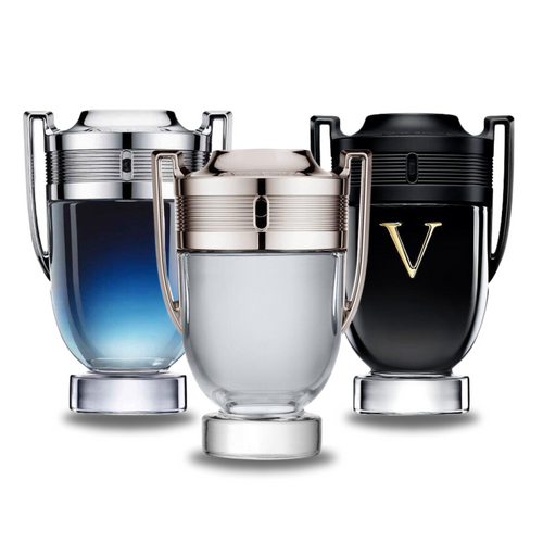 COMBINAISON DE 3 PARFUMS: INVICTUS LEGEND,  INVICTUS,  VICTORY 100ML